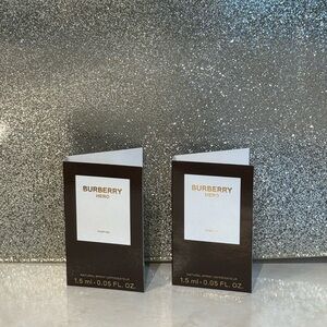 5 for $25 item 🌺 Burberry Hero Samples x2